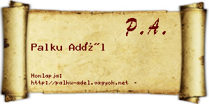 Palku Adél névjegykártya